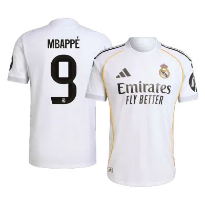 Real Madrid MBAPPÉ #9 Home Soccer Jersey Authentic 2025/26 - gojersey