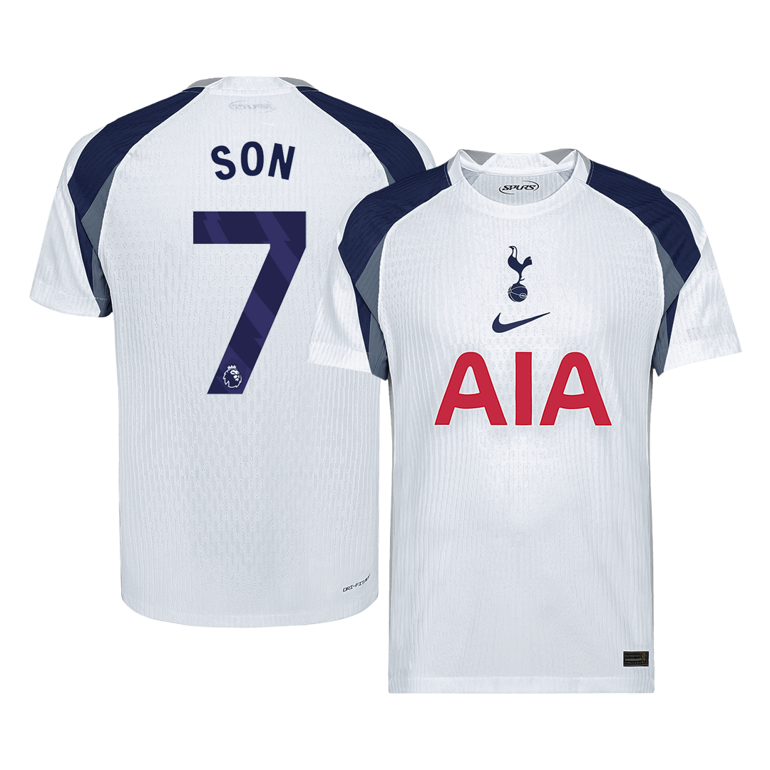 Tottenham Hotspur SON #7 Home Soccer Jersey Authentic 2025/26 - gojersey