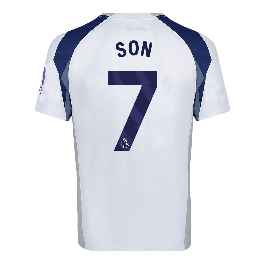 SON #7 Tottenham Hotspur Home Soccer Jersey 2025/26 White - gojersey