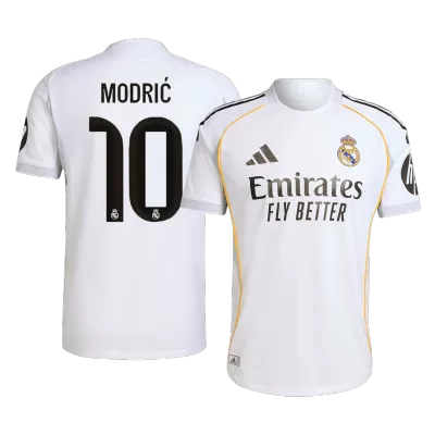 Real Madrid MODRIĆ #10 Home Soccer Jersey Authentic 2025/26 - gojersey