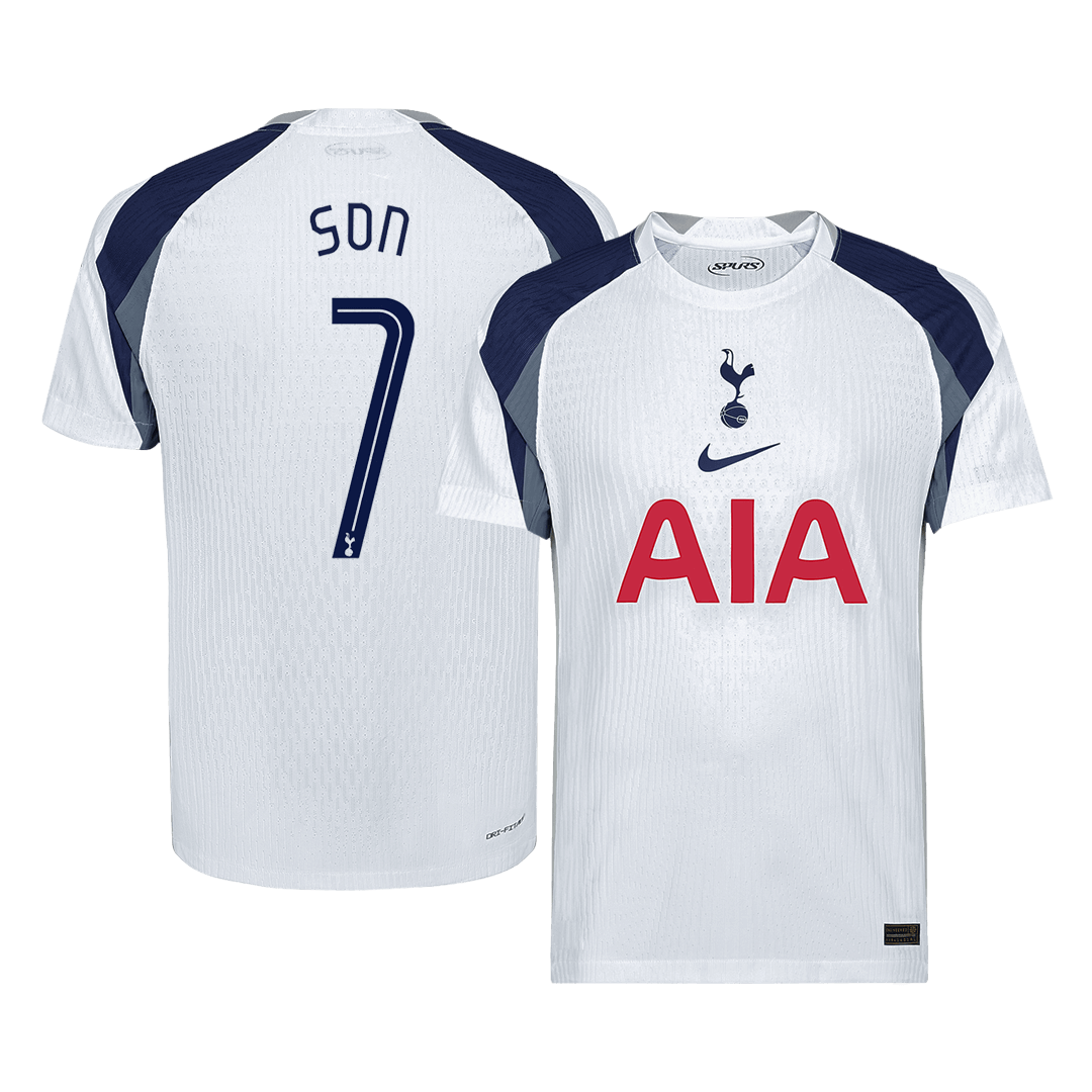 Tottenham Hotspur SON #7 Home Soccer Jersey Authentic 2025/26 - UCL Edition - gojersey