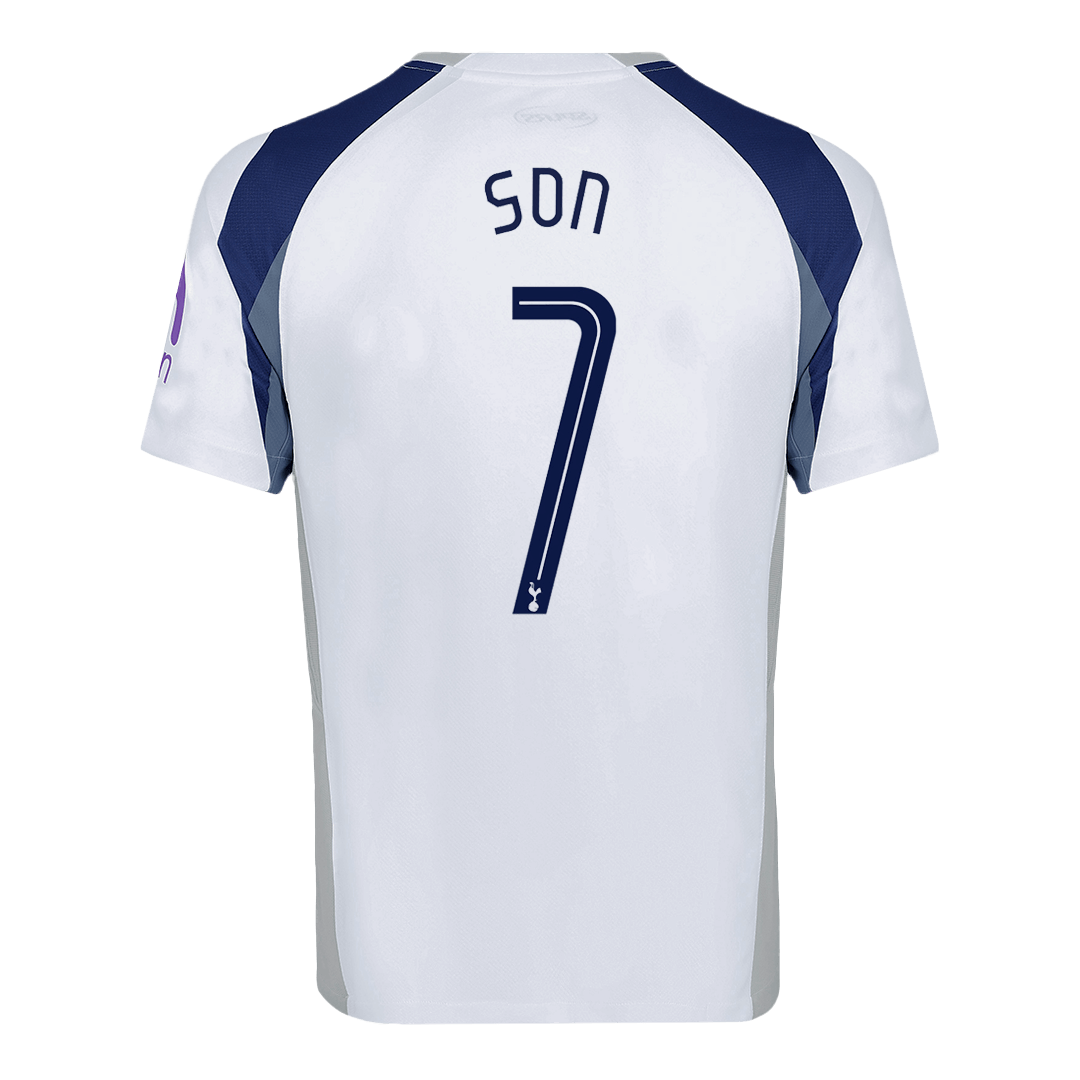 SON #7 Tottenham Hotspur Home Soccer Jersey 2025/26 White - UCL - gojersey