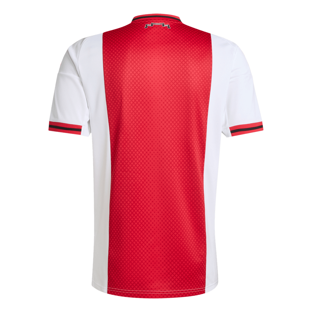 Ajax Home Soccer Jersey 2025/26 Red&White - gojersey