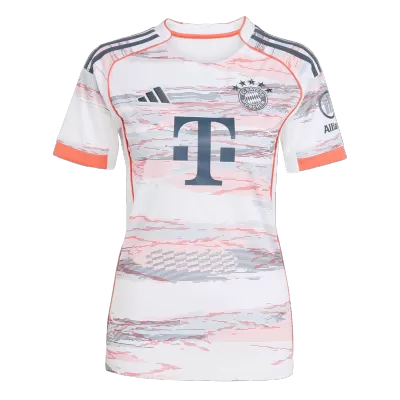 Women's Bayern Munich Away Soccer Jersey 2025/26 White - gojersey