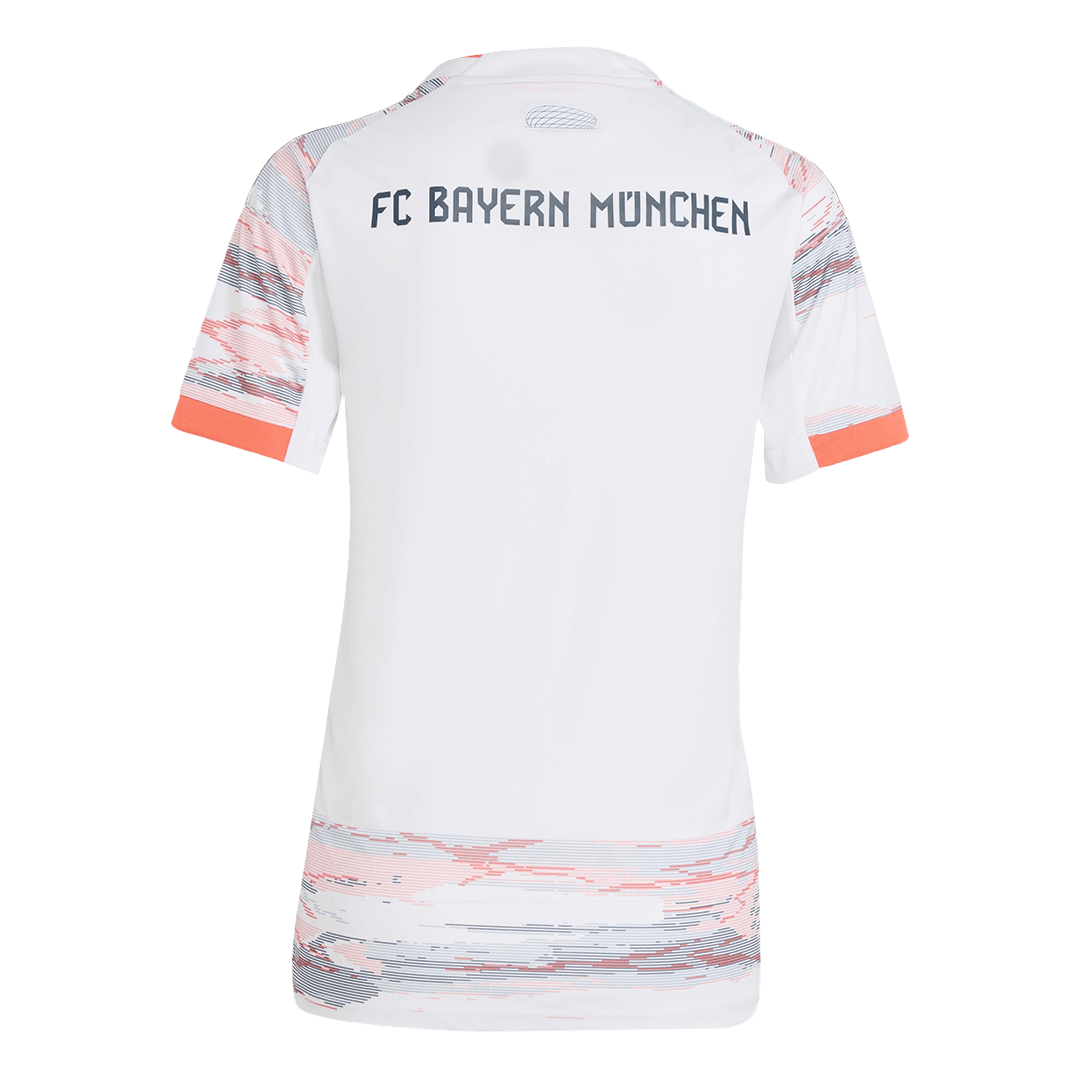 Women's Bayern Munich Away Soccer Jersey 2025/26 White - gojersey