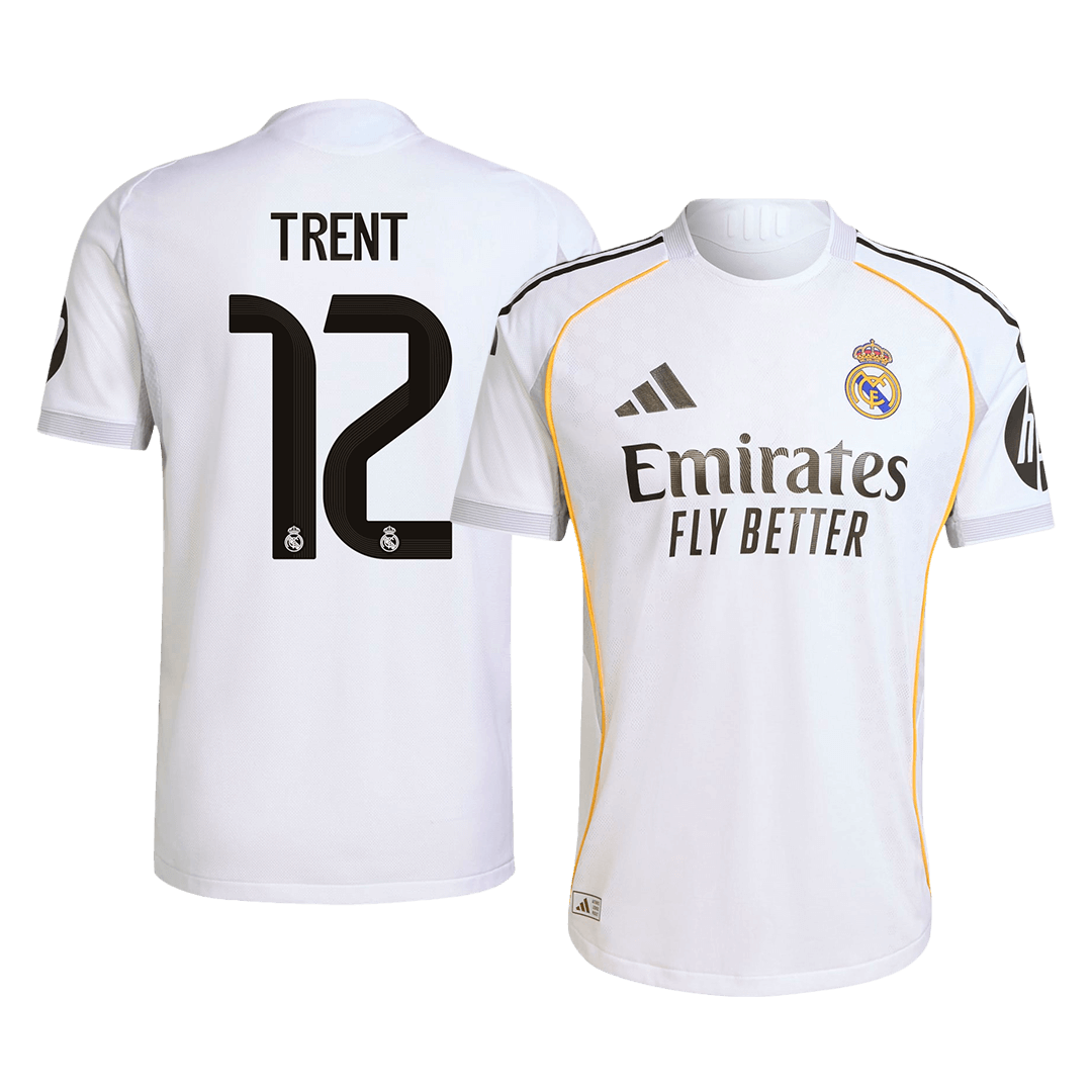 Real Madrid TRENT #12 Home Soccer Jersey Authentic 2025/26 - gojersey