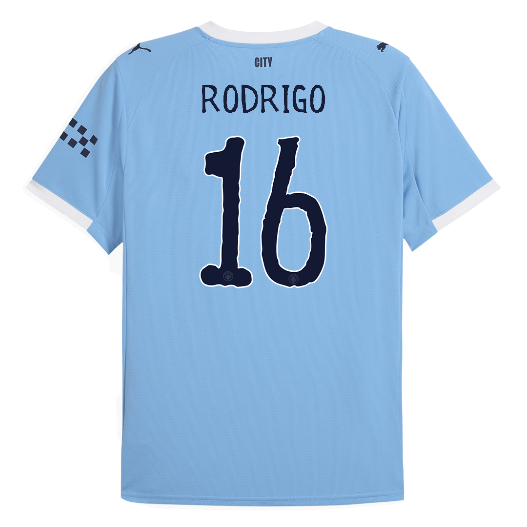 Manchester City RODRIGO #16 Home Soccer Jersey 2025/26 - gojersey