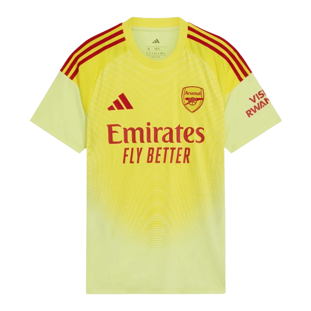 Arsenal Goalkeeper Soccer Jersey 2025/26 Yellow - gojersey