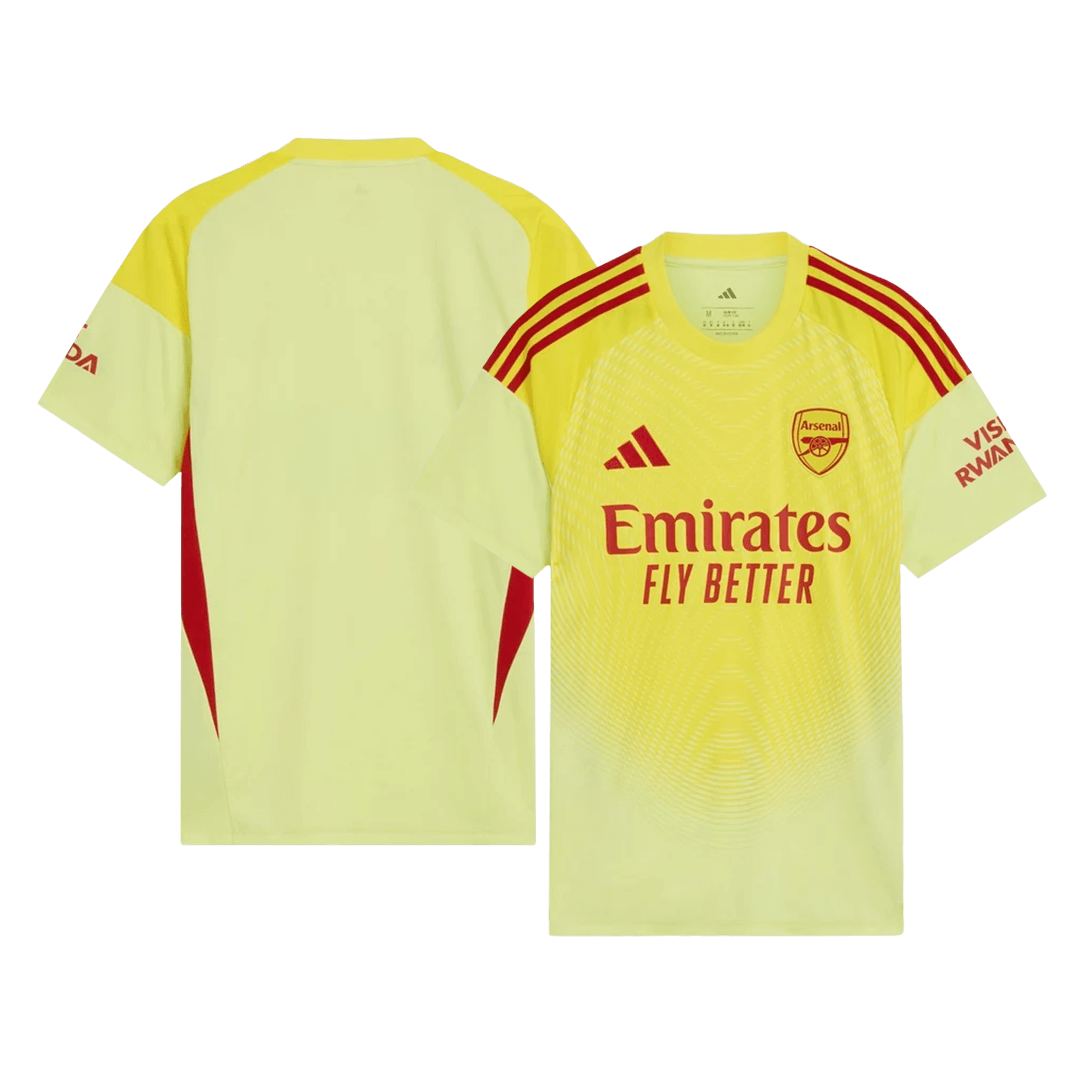 Arsenal Goalkeeper Soccer Jersey 2025/26 Yellow - gojersey