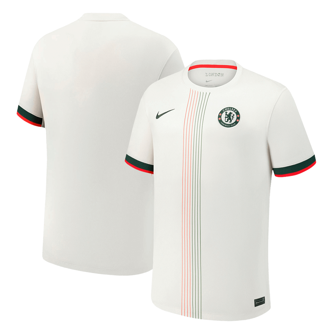 Chelsea Away Soccer Jersey 2025/26 White - gojersey