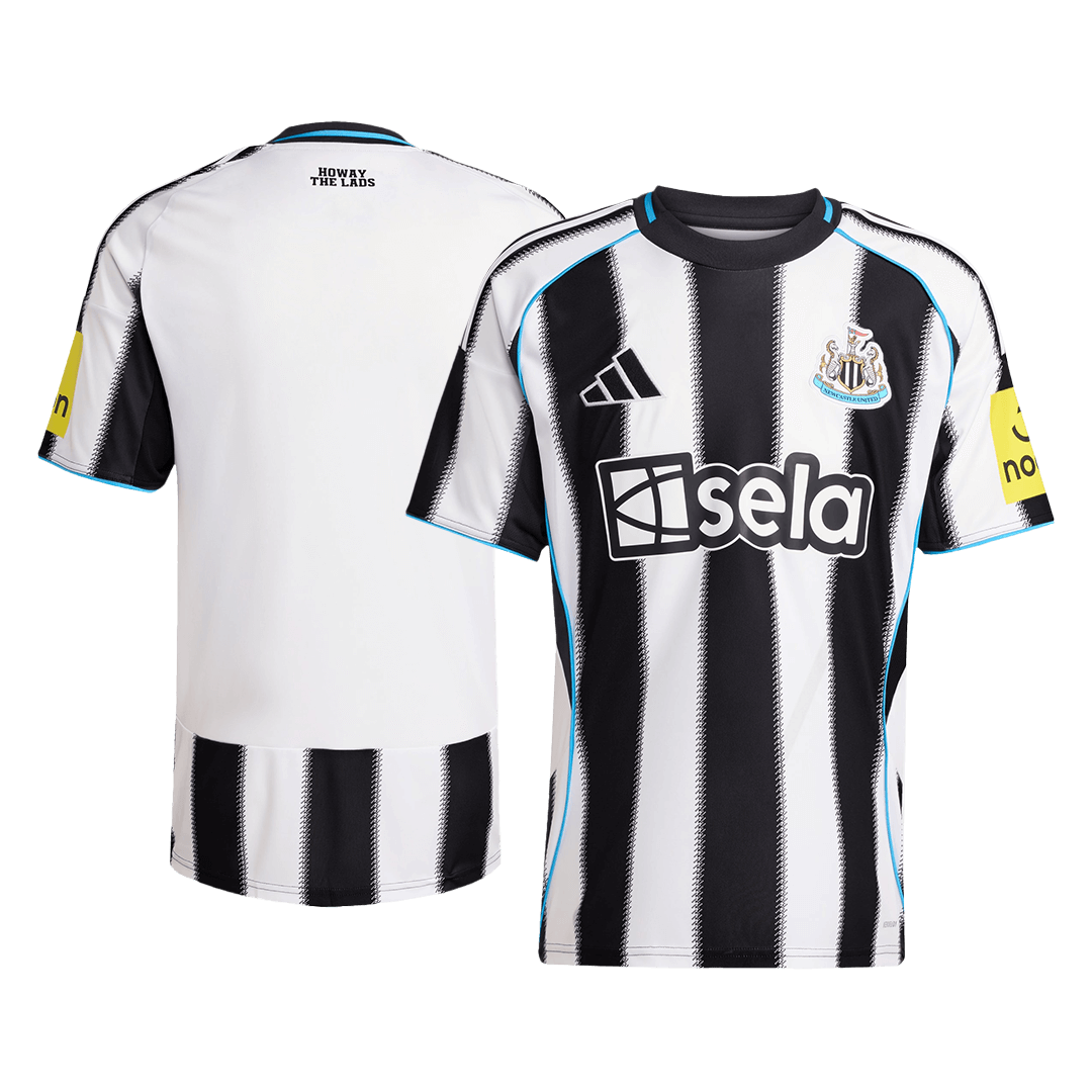 Newcastle United Home Soccer Jersey 2025/26 Black&White - gojersey