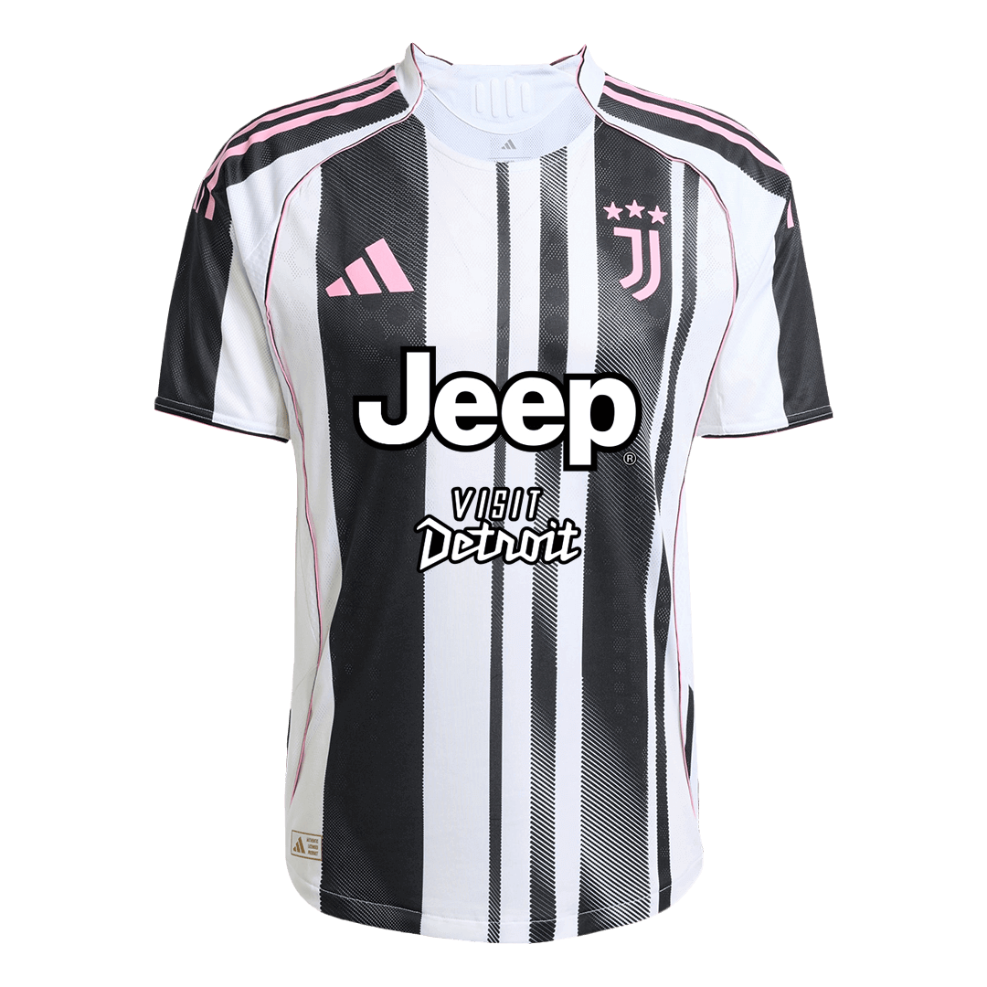 KALULU #15 Authentic Juventus Home Soccer Jersey 2025/26 Black&White - gojersey