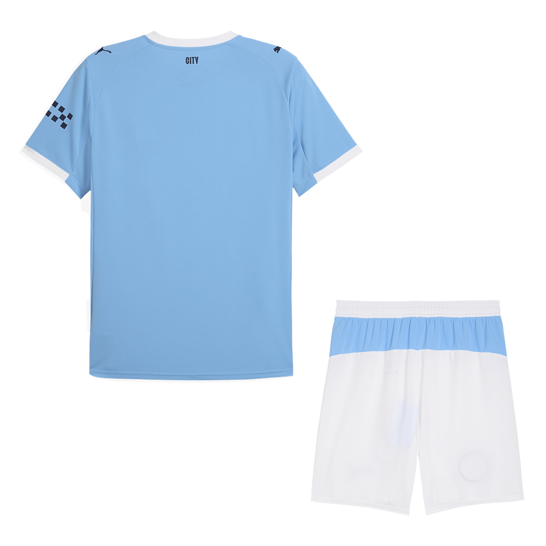 Manchester City Home Soccer Jersey Kit 2025/26 (Jersey+Shorts) - gojersey