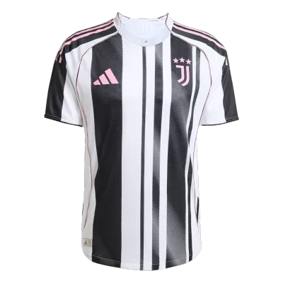 Authentic Juventus Home Soccer Jersey 2025/26 Black&White - gojersey