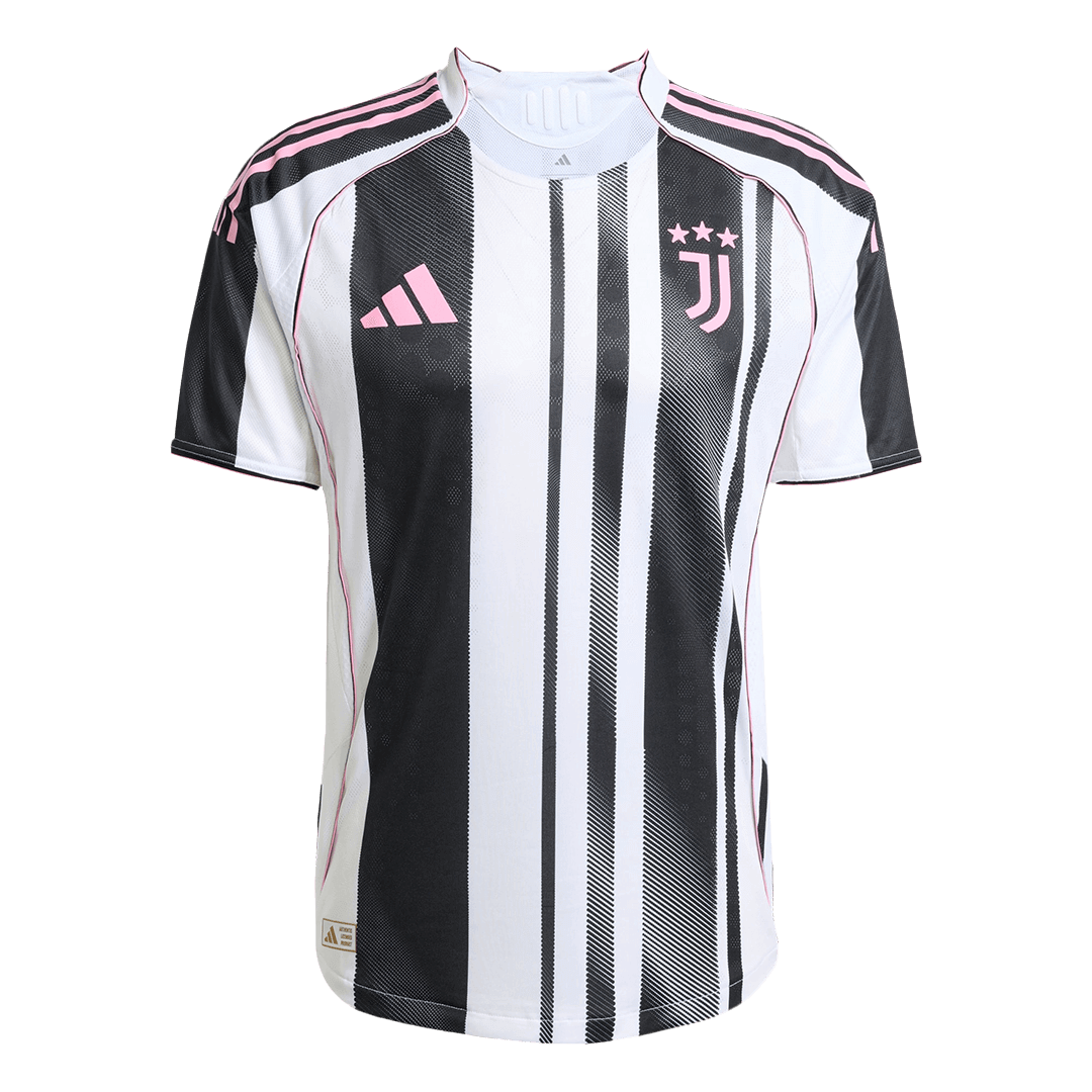 Authentic Juventus Home Soccer Jersey 2025/26 Black&White - gojersey