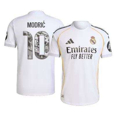 Real Madrid MODRIĆ Special #10 Home Soccer Jersey Authentic 2025/26 - Special - gojersey