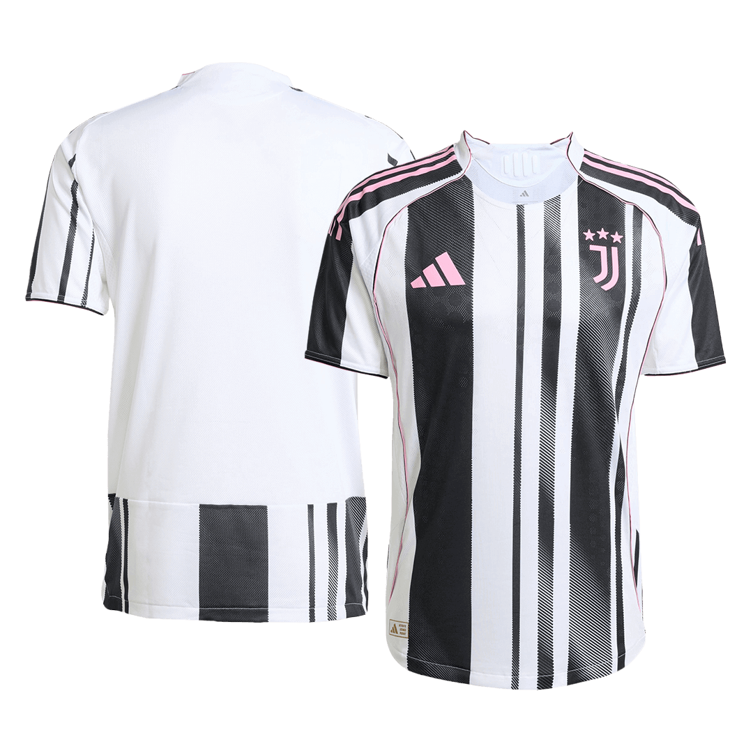 Authentic Juventus Home Soccer Jersey 2025/26 Black&White - gojersey