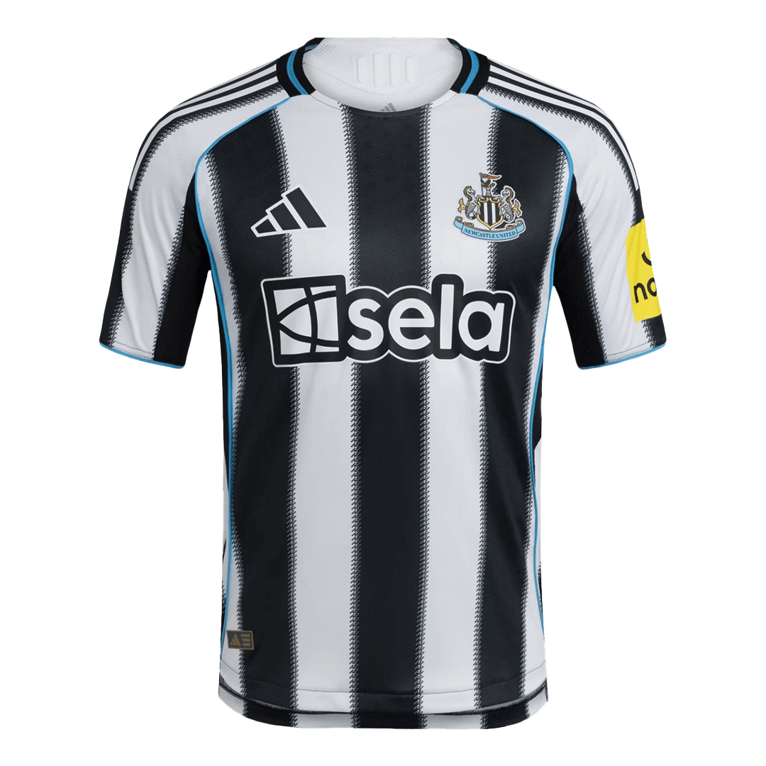 Newcastle United Home Soccer Jersey Authentic 2025/26 - gojersey