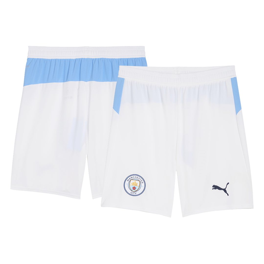 Manchester City Home Soccer Shorts 2025/26 - gojersey