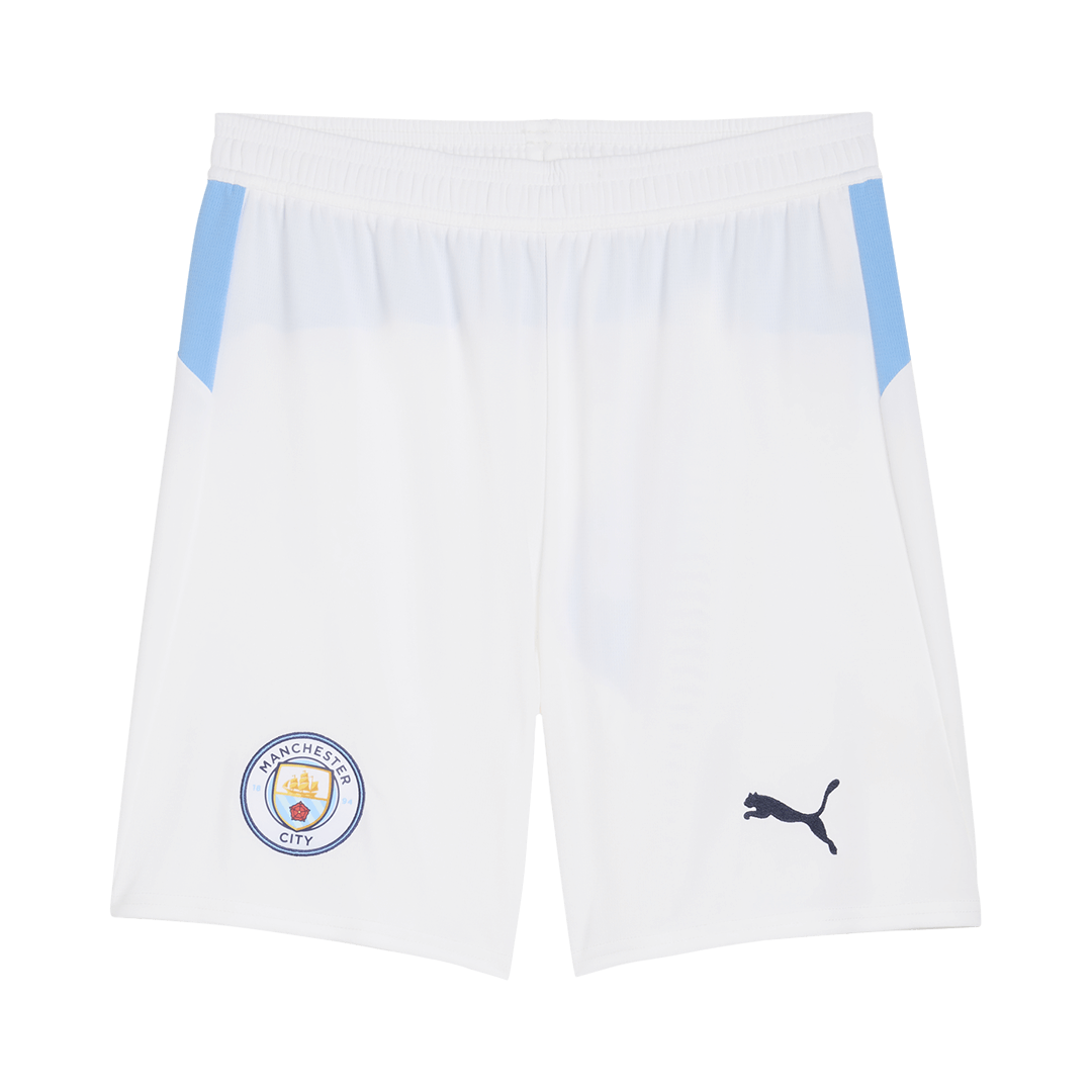 Manchester City Home Soccer Shorts 2025/26 - gojersey