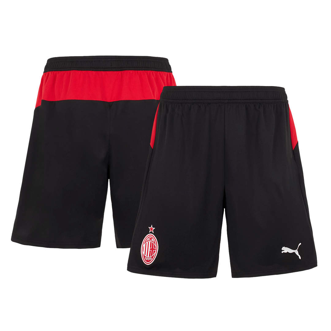 AC Milan Home Soccer Jersey Kit(Jersey+Shorts+Socks) 2025/26 Red&Black - gojersey