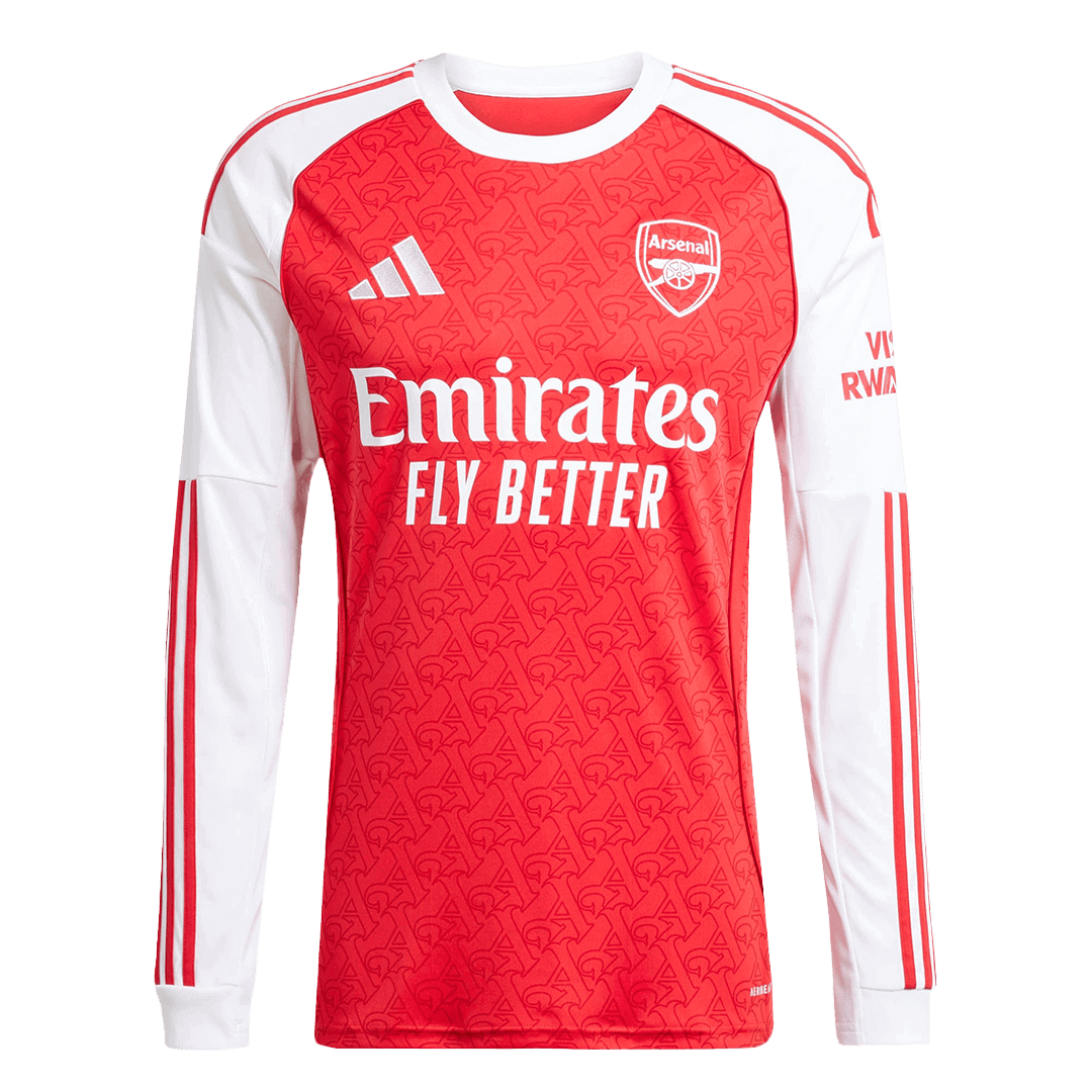 Arsenal Long Sleeve Home Soccer Jersey 2025/26 - gojersey
