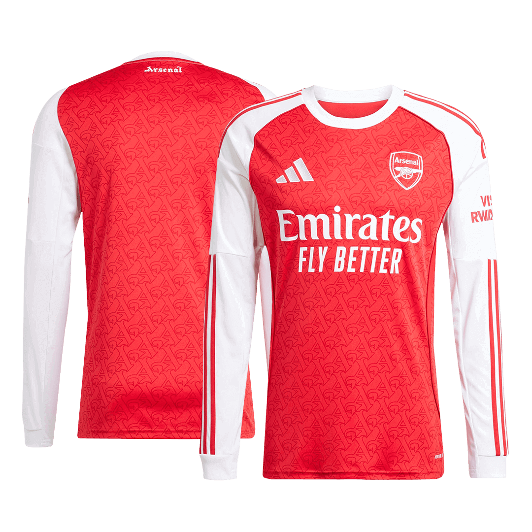 Arsenal Long Sleeve Home Soccer Jersey 2025/26 - gojersey