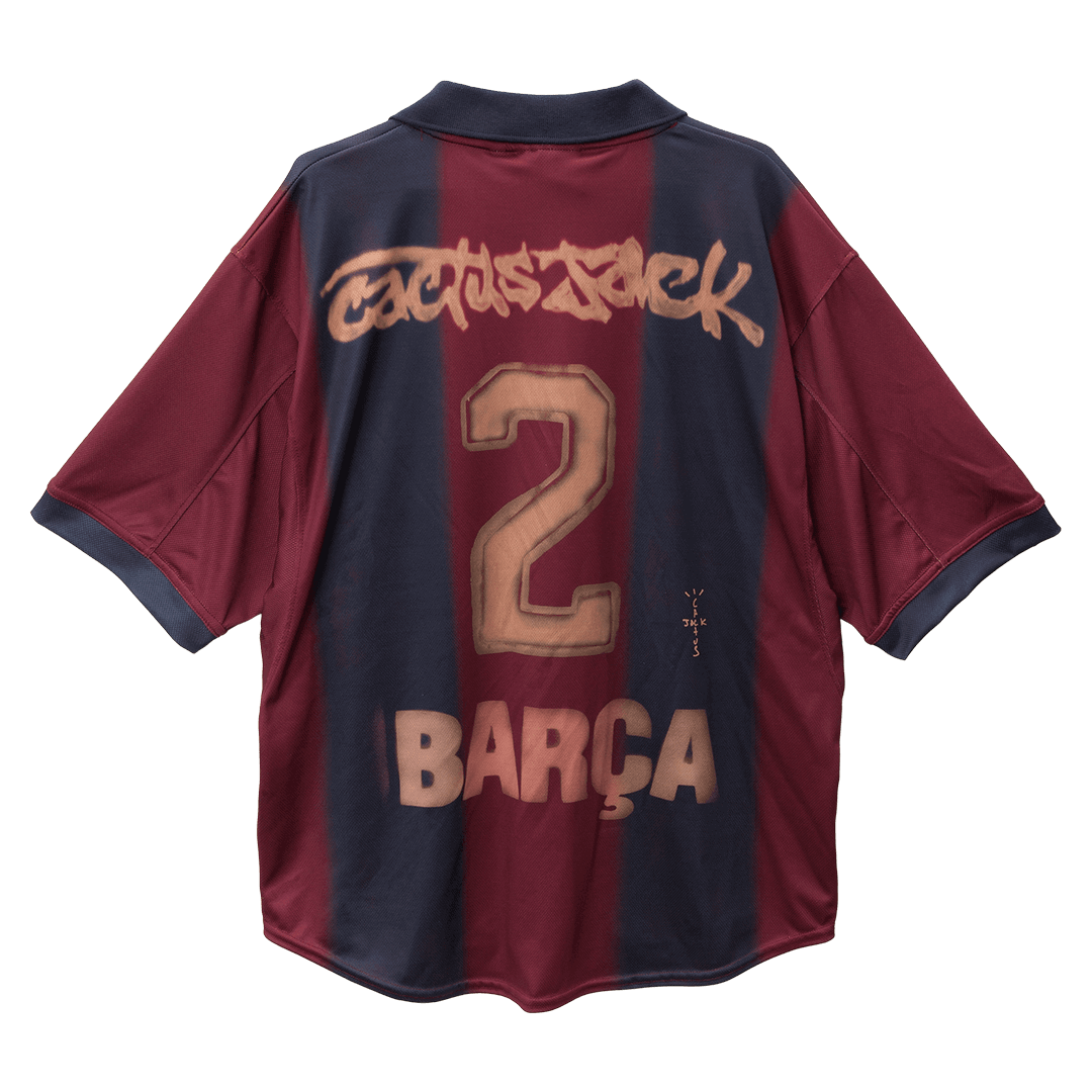 Barcelona Home Soccer Jersey Retro 2000/01 - gojersey