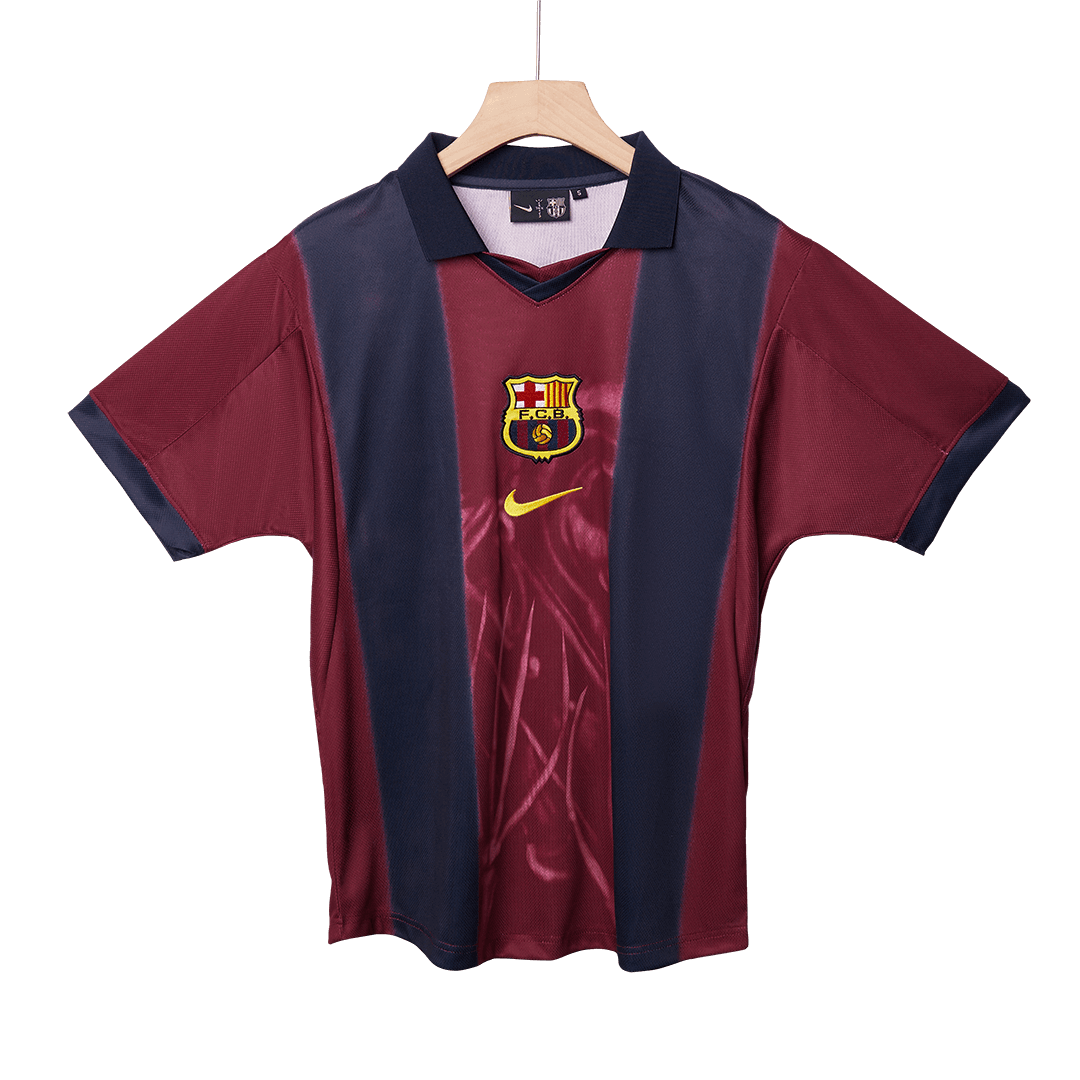 Barcelona Home Soccer Jersey Retro 2000/01 - gojersey
