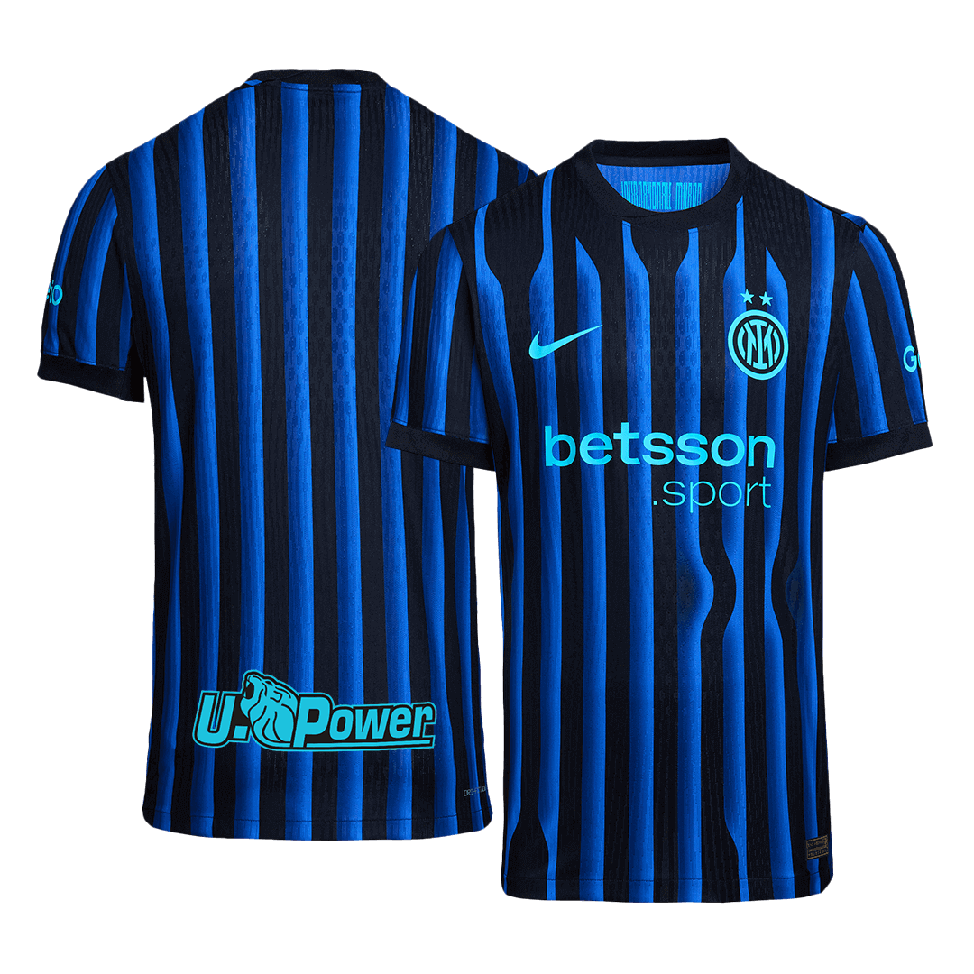 Authentic Inter Milan Home Soccer Jersey 2025/26 Blue&Black - gojersey