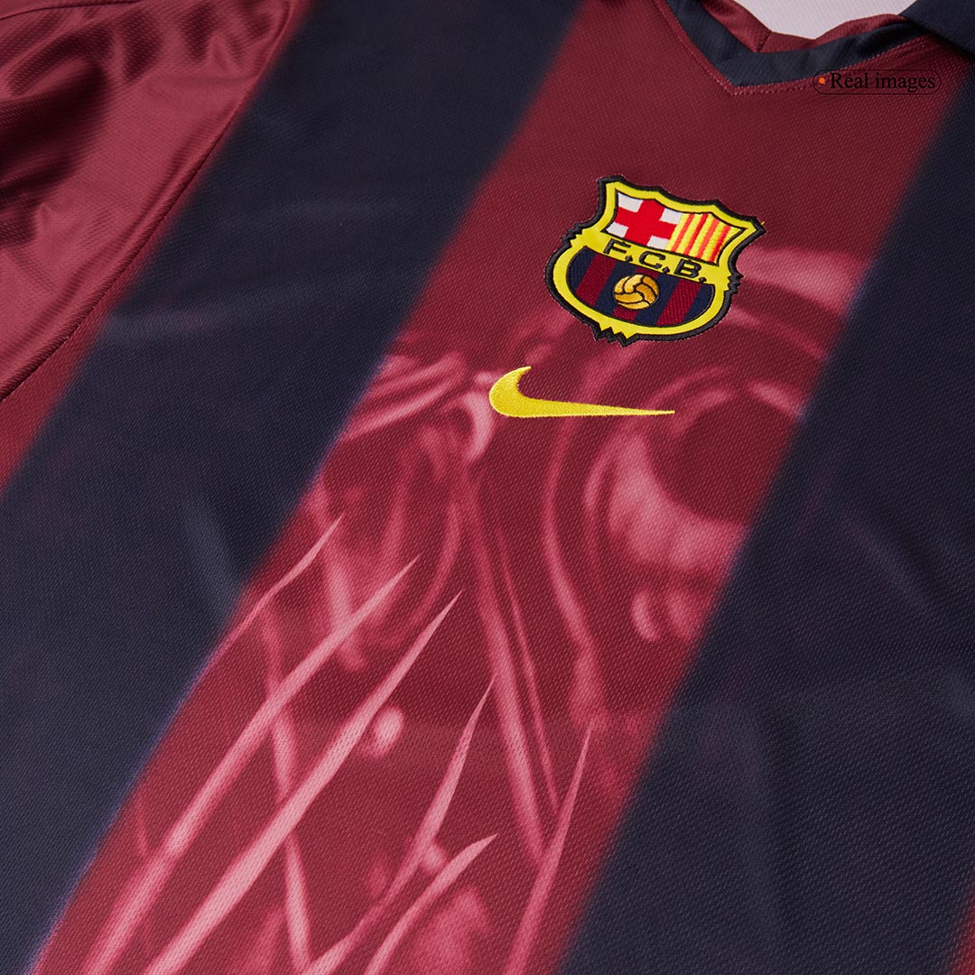 Barcelona Home Soccer Jersey Retro 2000/01 - gojersey