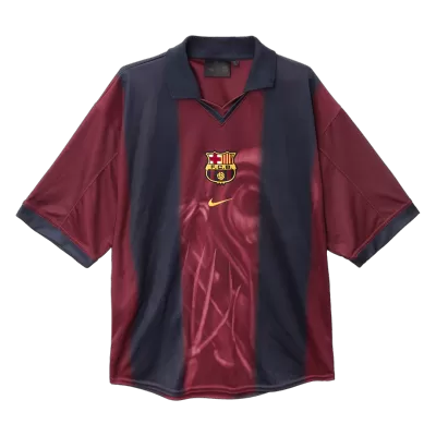 Barcelona Home Soccer Jersey Retro 2000/01 - gojersey
