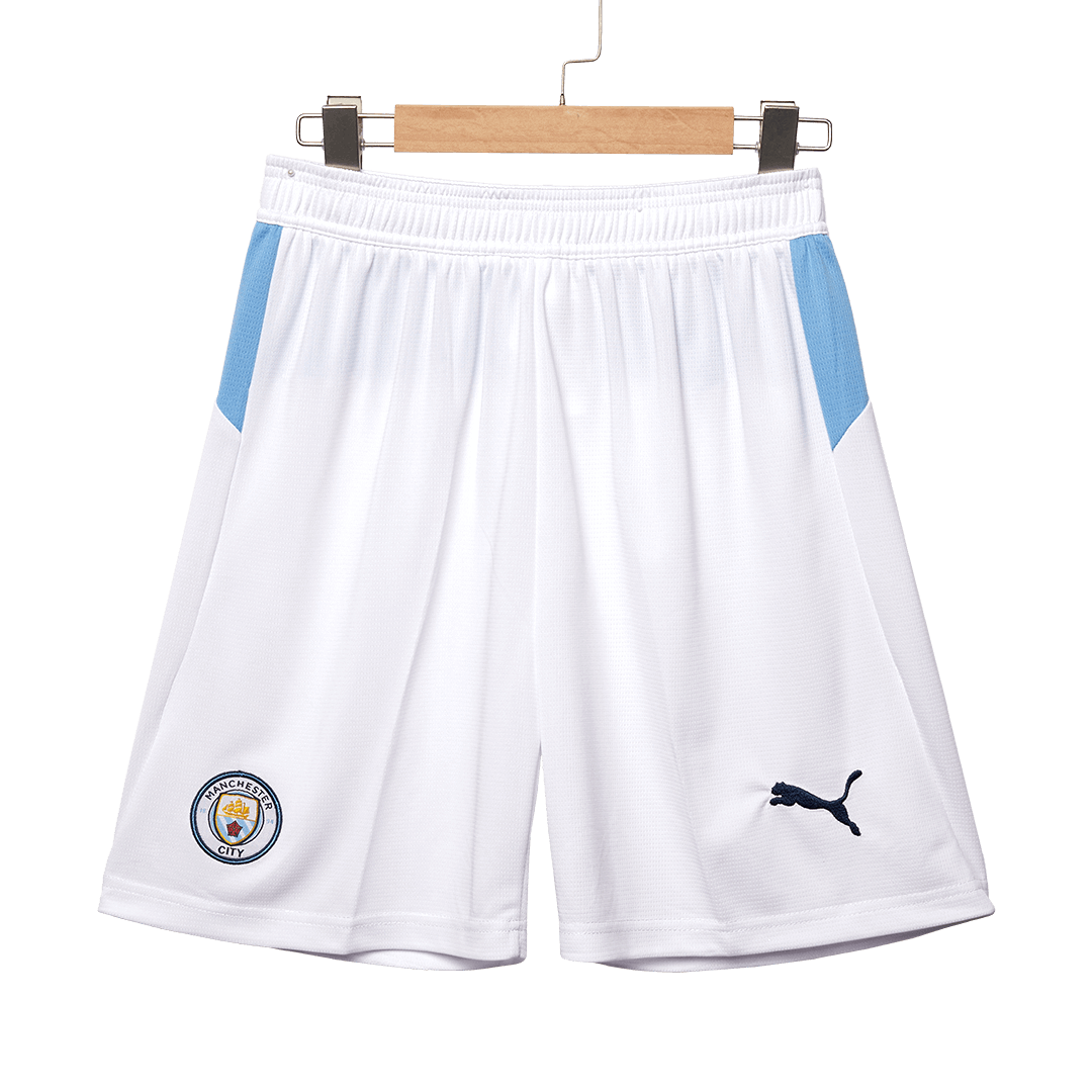 Manchester City Home Soccer Shorts 2025/26 - gojersey