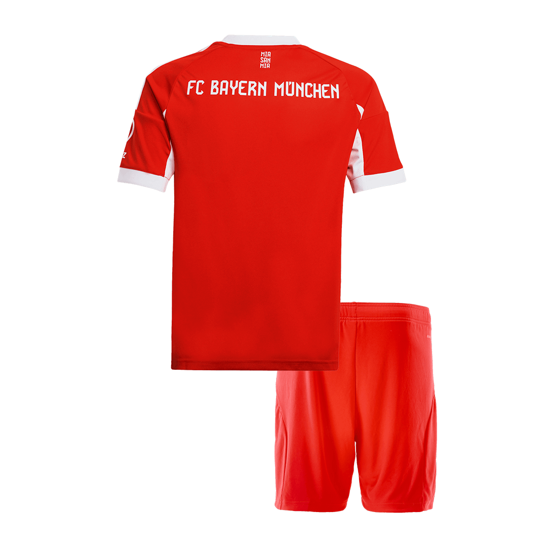 Bayern Munich Home Soccer Jersey Kit 2025/26 Kids(Jersey+Shorts) - gojersey