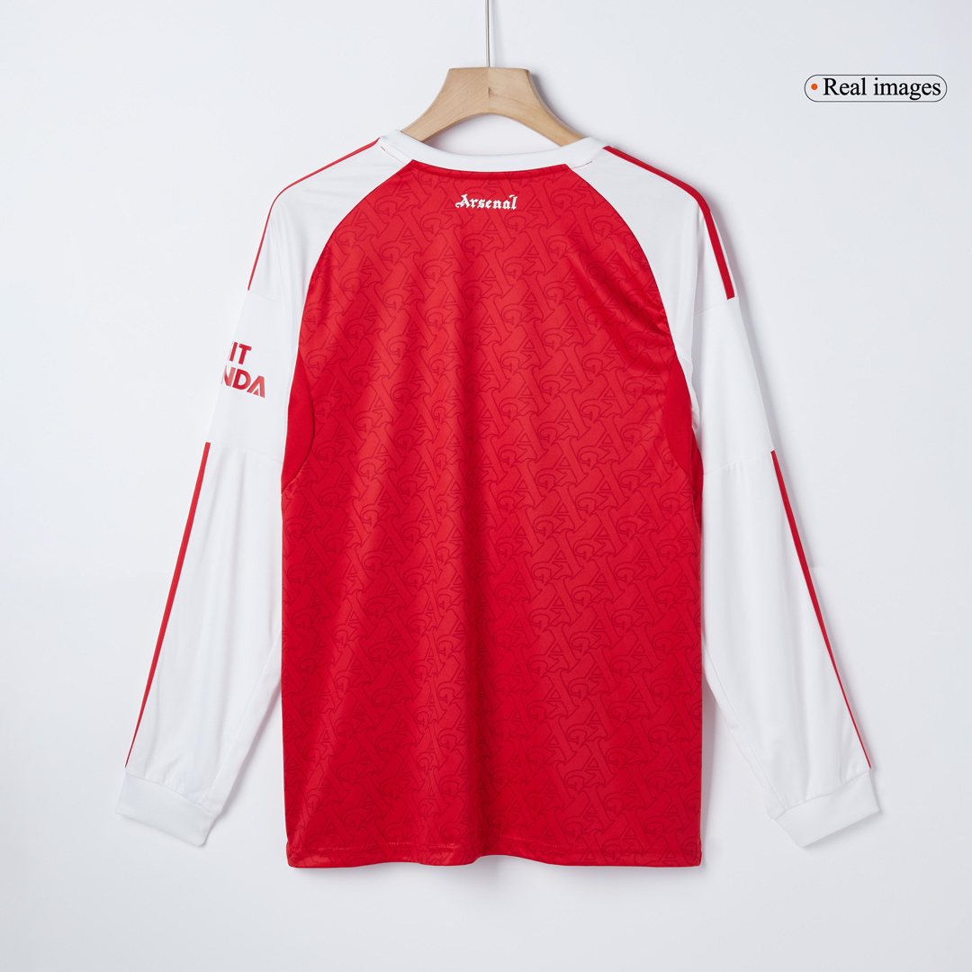 Arsenal Long Sleeve Home Soccer Jersey 2025/26 - gojersey