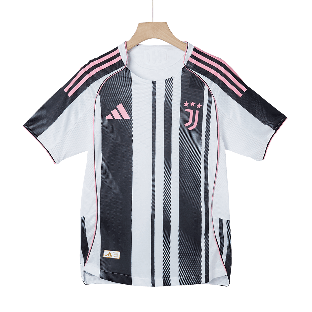 Authentic Juventus Home Soccer Jersey 2025/26 Black&White - gojersey