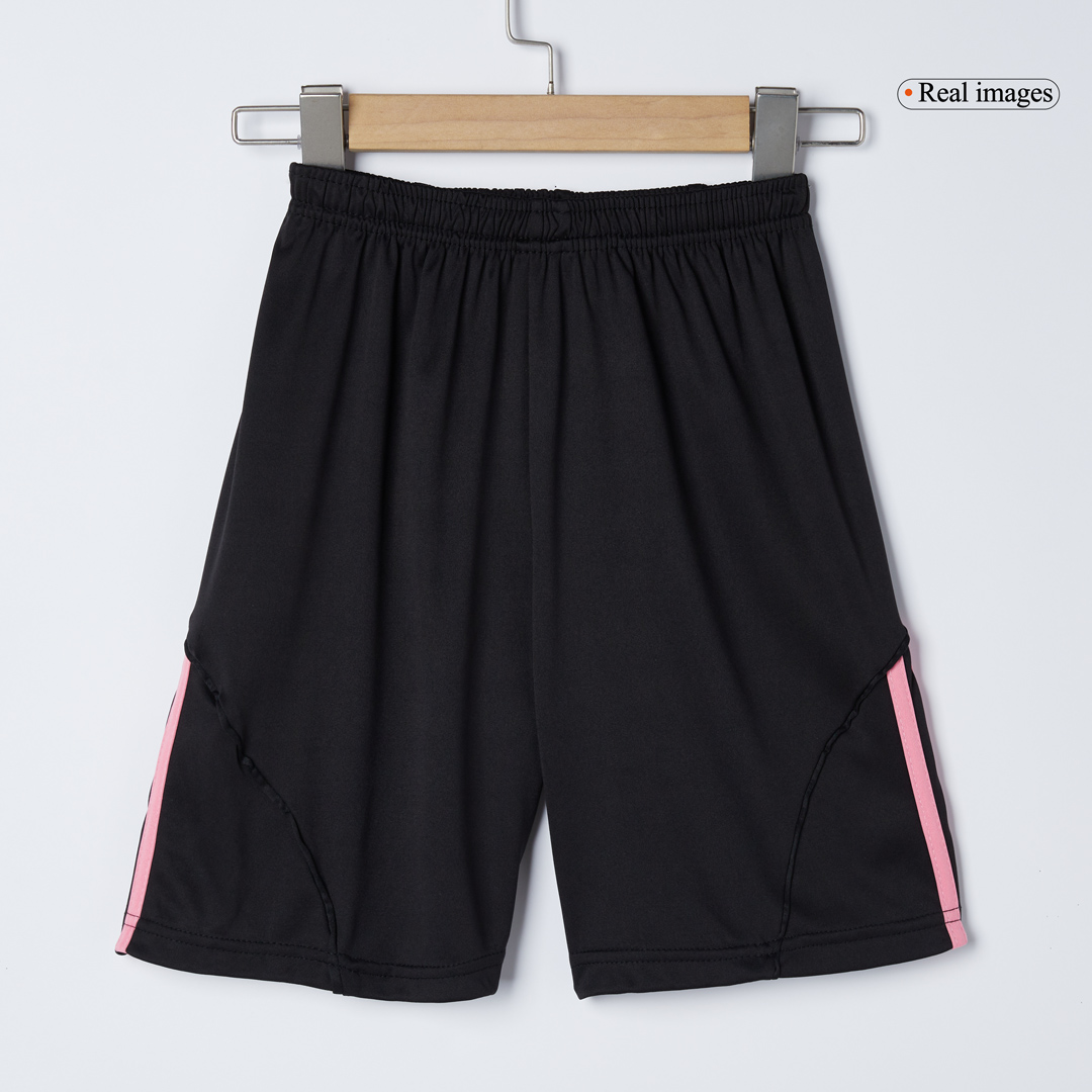 Kid's Juventus Home Soccer Jersey Kit(Jersey+Shorts+Socks) 2025/26 Black&White - gojersey