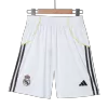 Real Madrid Home Soccer Shorts 2025/26 - gojersey