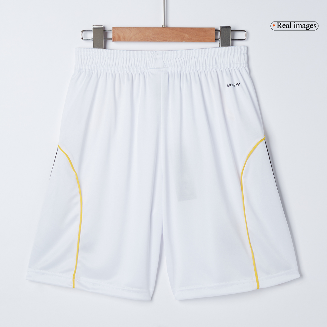 Real Madrid Home Soccer Shorts 2025/26 - gojersey