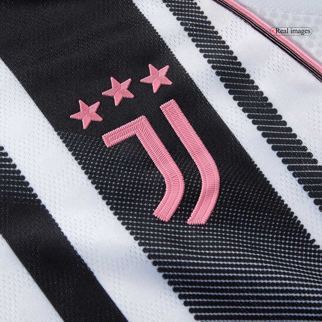 Authentic Juventus Home Soccer Jersey 2025/26 Black&White - gojersey
