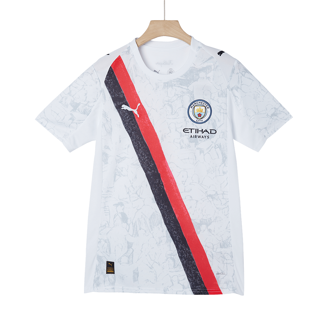 Manchester City KidSuper Soccer Jersey 2025/26 White - Club World Cup - gojersey