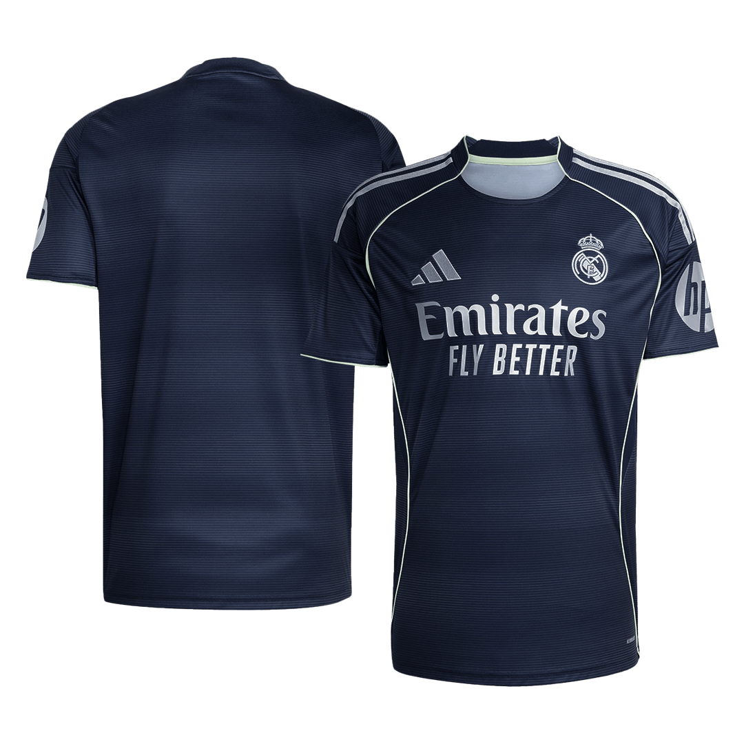Real Madrid Away Soccer Jersey 2025/26 Navy - gojersey