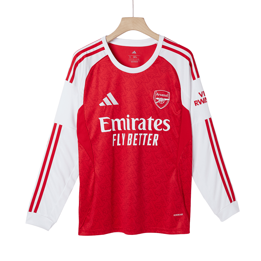 Arsenal Long Sleeve Home Soccer Jersey 2025/26 - gojersey
