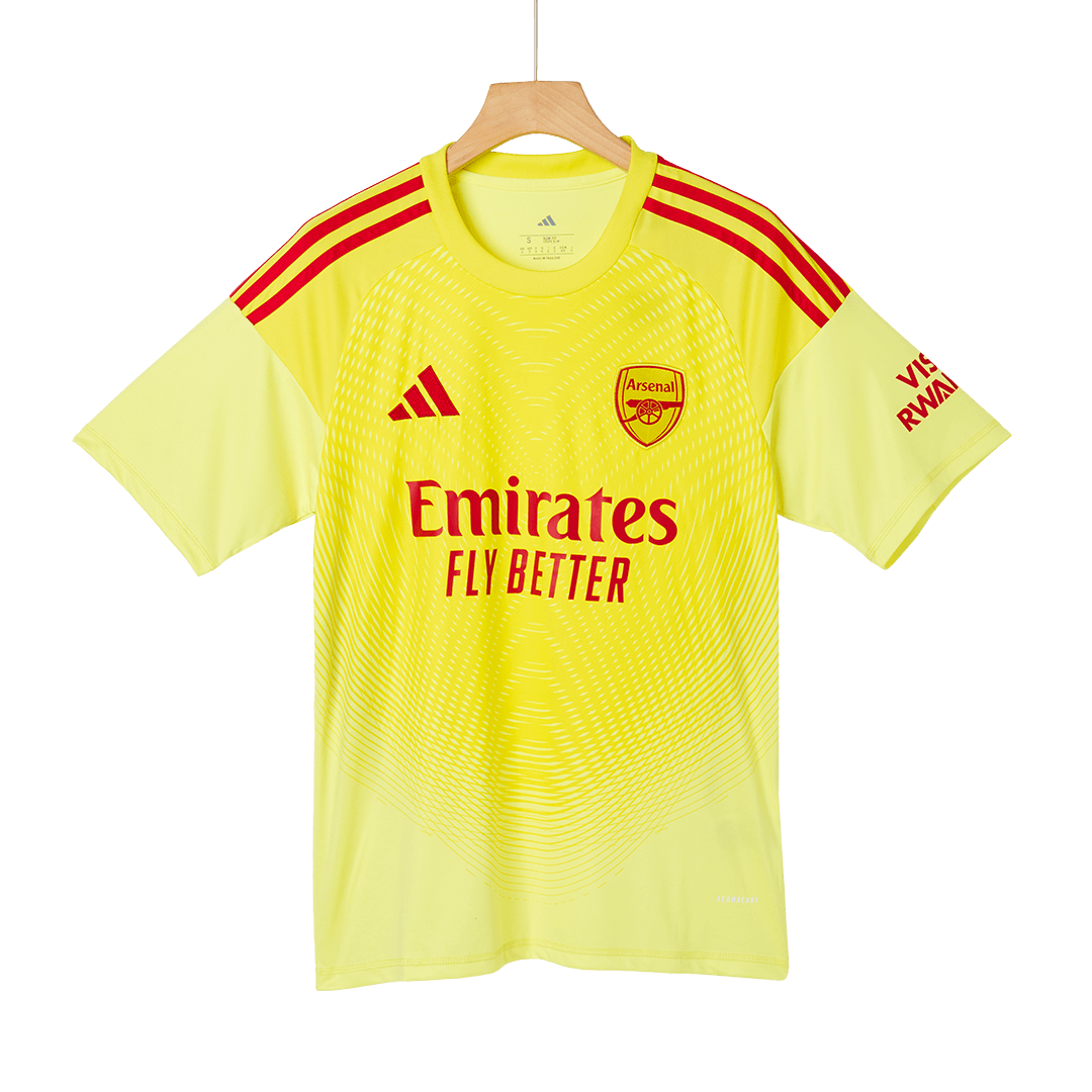 Arsenal Goalkeeper Soccer Jersey 2025/26 Yellow - gojersey