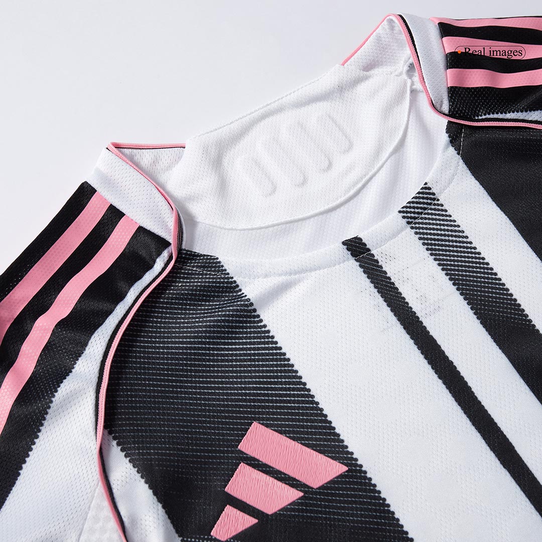 Authentic Juventus Home Soccer Jersey 2025/26 Black&White - gojersey