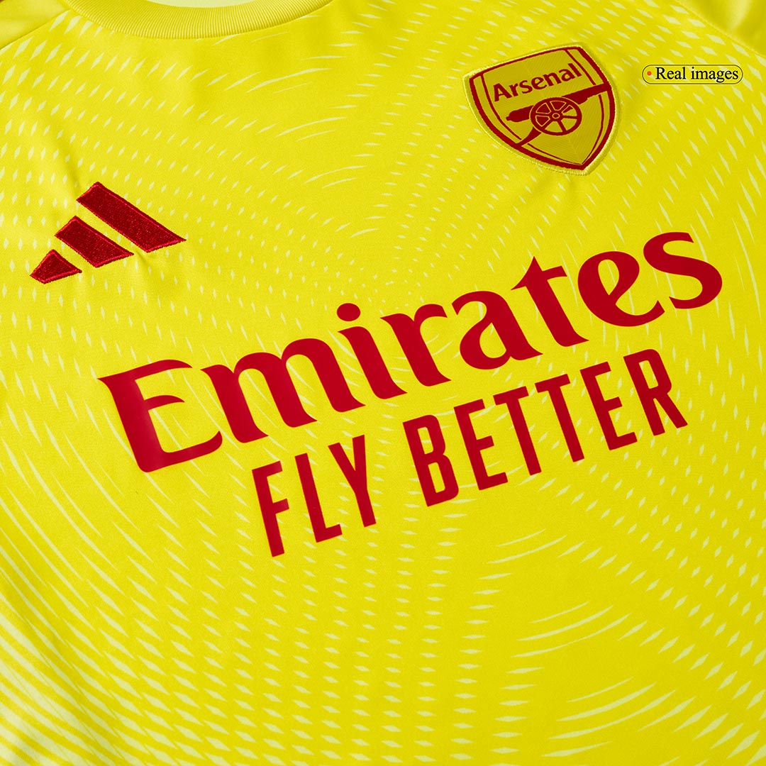 Arsenal Goalkeeper Soccer Jersey 2025/26 Yellow - gojersey