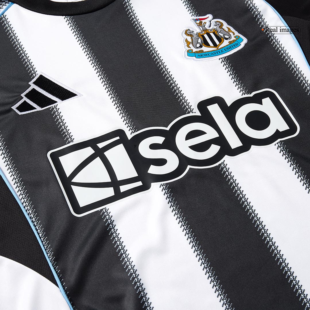 Newcastle United Home Soccer Jersey 2025/26 Black&White - gojersey