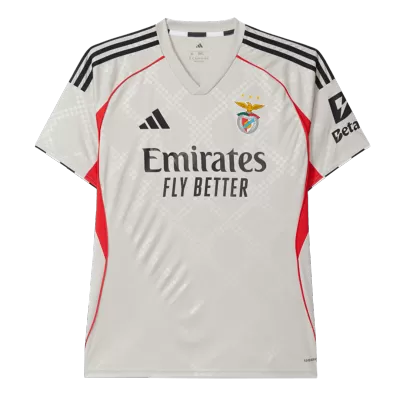 Benfica Away Soccer Jersey 2025/26 Beige - gojersey