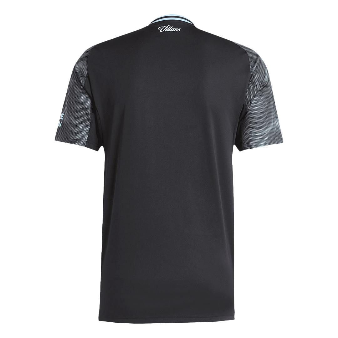 Aston Villa Away Soccer Jersey 25/26 Black - gojersey