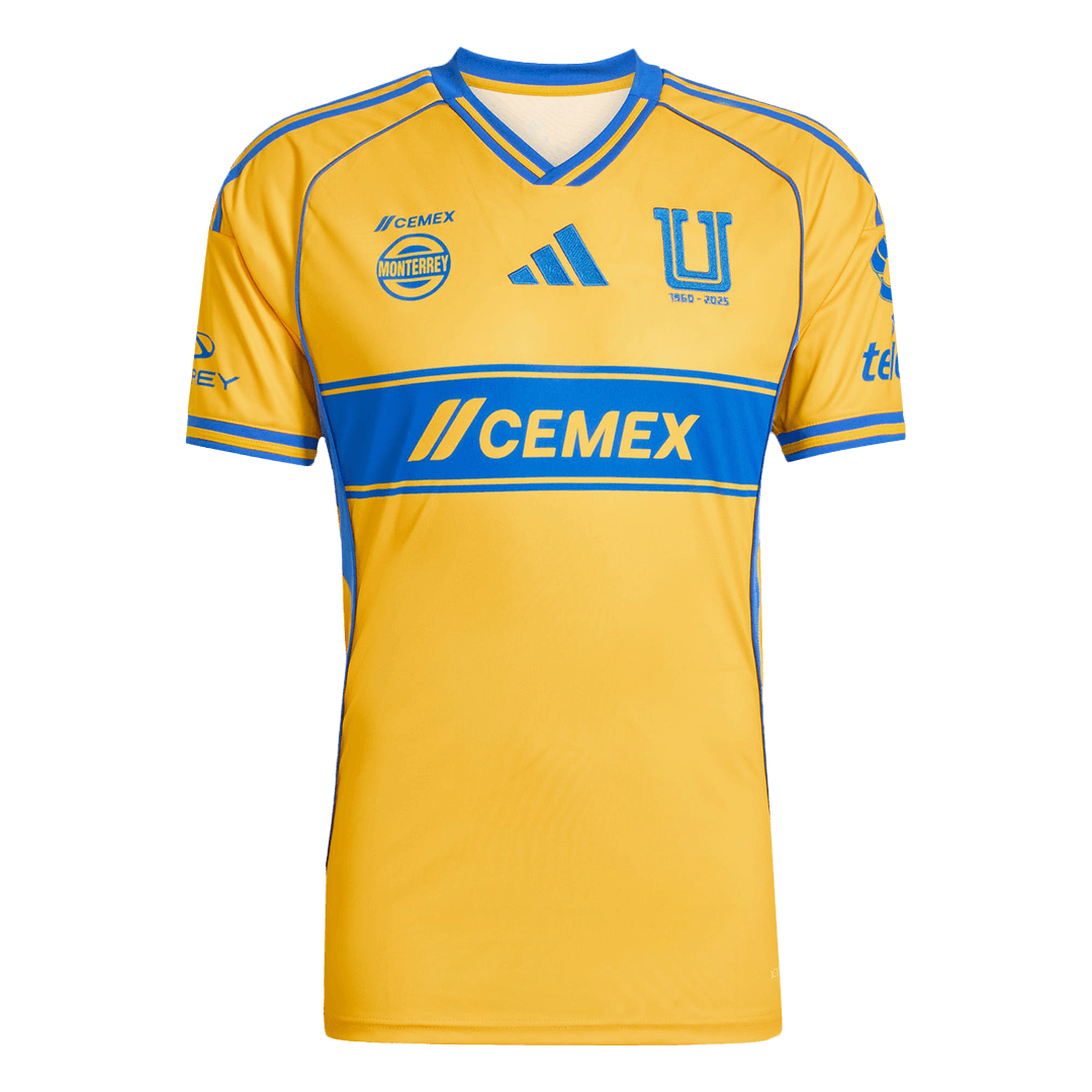 Tigres UANL Home Soccer Jersey 25/26 Yellow - gojersey